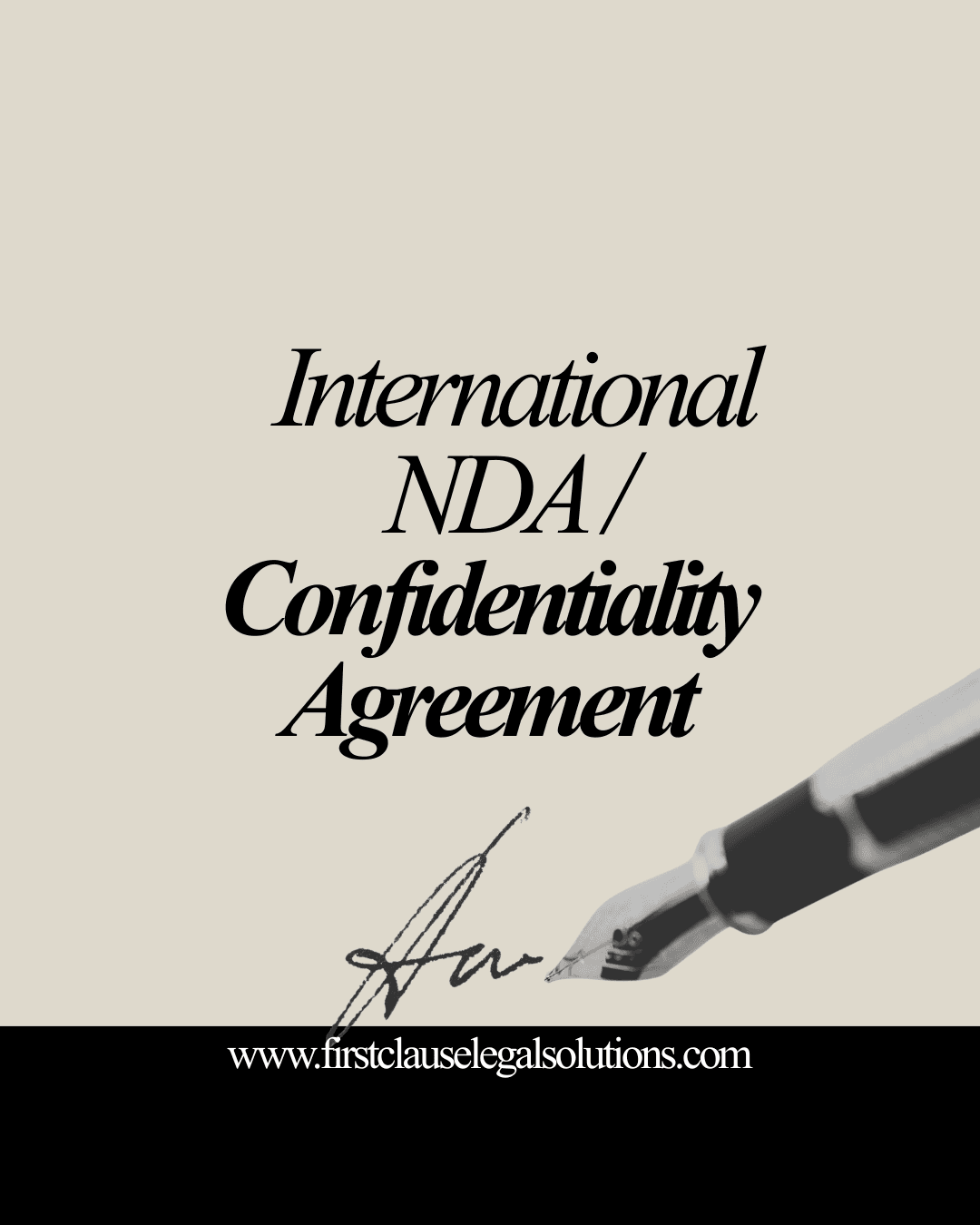 International NDA / Confidentiality Agreement service image
